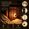 Geisterlampe LED Halloween, 3er Set Metall Dekolampen, Produktbild-Vorschau 6