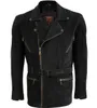 Motorrad Lederjacke 3/4 lang Motorrad Biker Motorradjacke Produktbild-Vorschau 1