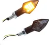 Motocykl LED směrové světlo Race černé tónované Náhled obrázku produktu 2