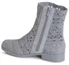 topschuhe24 3225 Damen Cut Out Stiefeletten Halbstiefel, Produktbild-Vorschau 3