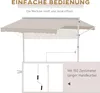 Outsunny Standmarkise Gartenmarkise mit Faltarm Terrasse Produktbild-Vorschau 5