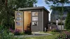 Karibu Gartenhaus Hybridhaus Metall Jupiter 2 terragrau Produktbild-Vorschau 1
