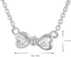 trendor 28343 Damen-Kette 925 Silber Rhodiniert Zirkonia Collier 5 Produktbild-Vorschau