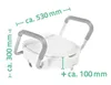 Ridder HANDICAP WC-Sitz erhöht um 10 cm, inkl. Haltegriffe, Produktbild-Vorschau 15