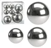 CEPEWA - 7er Set Style Deko Kugeln 3 Größen Silber Produktbild-Vorschau 1