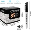 85 Permanent Marker Schwarz Filzstifte Feine Spitze Produktbild-Vorschau 3