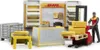 Bruder DHL Shop con carrello elevatore manuale 62251 Anteprima dell’immagine prodotto 16