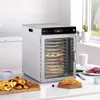 VEVOR Dörrgerät Dörrautomat 12 Edelstahlschalen, Produktbild-Vorschau 10