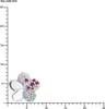 Prinzessin Lillifee Ohrstecker 925 Sterling Silber Zirkonia Produktbild-Vorschau 4