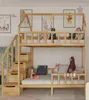 Etagenbett Hausbett mit Treppe, seitlicher Einstieg ZOSIA Produktbild-Vorschau 3