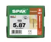 SPAX TELKO ohne Linse T-STAR+ T20 WIROX 5 x 87 150 Stk Produktbild-Vorschau 16