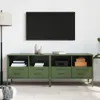 The Living Store TV-Schränke 2 Stk. Olivgrün 68x39x50,5 cm Produktbild-Vorschau 4