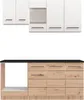 Homestyle4u Küche 180 cm  Küchenzeile ohne Geräte Produktbild-Vorschau 4