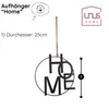 UNUS Deko Aufhänger Wanddeko mit HOME Motiv in schwarz aus Produktbild-Vorschau 4