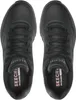 A top-down view of a pair of black Skechers sneakers. Anteprima dell’immagine prodotto