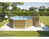 Aufstellpool Holzpool-Set Weka 593 B rund Ø 397x116 cm Produktbild-Vorschau 2