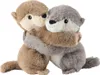 Two plush otter toys hugging each other. Náhľad obrázku produktu