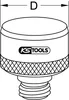 KS TOOLS Eintreiber Radlager 156.0449 Aluminium 10g Produktbild-Vorschau 2
