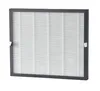 A rectangular air filter with a black frame and white filter material. Anteprima dell’immagine prodotto