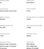 A list of product specifications and features. Produktbild-Vorschau