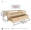 Need Sleep Kinderbett Jugendbett mit Schublade Bettkasten Produktbild-Vorschau 7