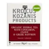 Krocus Kozanis Bio Zimttee Nelken Safran 18 g Packung auf Weiß Produktbild-Vorschau