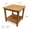 Beistelltisch IOWA - ca. 45x45x45 cm - Holz Akazie geölt Produktbild-Vorschau 3