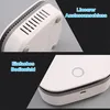 Collage of close-up shots of a white air purifier, highlighting its features. Produktbild-Vorschau