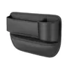A black car seat organizer with multiple compartments, including a cup holder. Produktbild-Vorschau