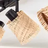 Intissans moderne Deckenlampe aus Metall/Bast in Produktbild-Vorschau 3