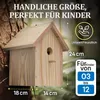 Eli® Vogelhaus Bausatz für Kinder aus Kiefernholz inkl. Produktbild-Vorschau 6