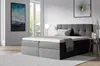 Polsterbett mit Stauraum 120x200 RECIVIO – Grau Produktbild-Vorschau 1