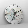 Wanduhr - Rund - Glasuhr - Modern Abstraktion Flecken - Produktbild-Vorschau 4
