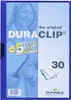 Durable 25 DURABLE Klemmhefter DURACLIP blau DIN A4 Náhled obrázku produktu 7