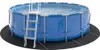 Poolunterlage Schwarz Ø 428 cm, Vliesstoff rund Produktbild-Vorschau 3