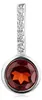 Granaat hanger, zilver 925 - dames kettinghanger met Productafbeelding-voorbeeld 1