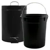 MSV Bad/Toiletten-Treteimer - schwarz - 5 Liter - 20 x 28 Produktbild-Vorschau 9