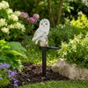 Solar Eule Gartenleuchte 43cm LED Solarfigur Gartendeko Produktbild-Vorschau 7