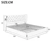 Stauraumbett Polsterbett 180x200 cm Beige Samt Produktbild-Vorschau 2