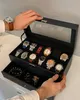 Uhren Aufbewahrung Uhrenbox Uhrenkoffer Uhrenkasten Produktbild-Vorschau 7