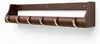 Garderobenleiste 76cm Massiv Bambus Farbe Espresso Produktbild-Vorschau 5