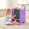 COSTWAY, mesa infantil 4 en 1: caballete para niños con Vista previa de la imagen del producto 2