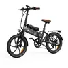 A studio shot of a black electric bicycle against a white background. Produktbild-Vorschau