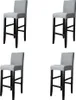 Four light gray bar stools are arranged in a grid against a white background. Produktbild-Vorschau
