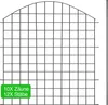 NewHabitat | 10x Teichzaun Steckzaun aus Metall Anthrazit Produktbild-Vorschau 1