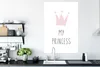 MuchoWow® Poster Illustration mit dem Zitat "My princess" Produktbild-Vorschau 3