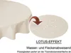 Tischdecke rund 160 cm ecru Leinenoptik Lotuseffekt Produktbild-Vorschau 3