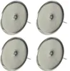 Kaemingk Adventskerzenhalter Ø 8 cm silber ohne Dorn, 4 Produktbild-Vorschau 1