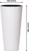 Tubus Slimmer biały matowy 15 cm Podgląd zdjęcia produktu 16