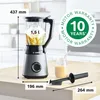 Bosch MMB6172S, Stojací mixér, 1,5 l, Pulzní spínač, Drcení Náhled obrázku produktu 12